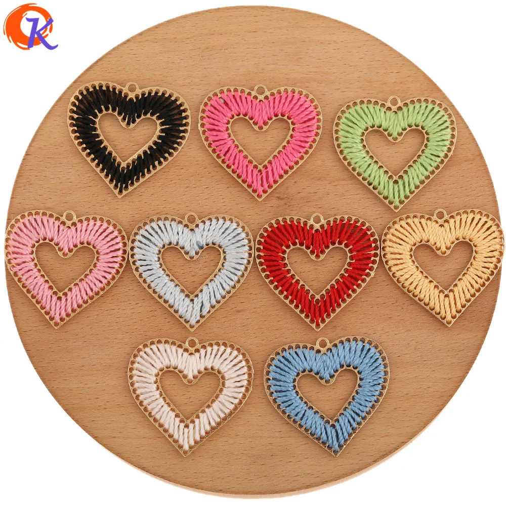 Сердечный дизайн 30 шт. 36*38 мм Ювелирные изделия из жемчуга Аксессуары/фурнитура