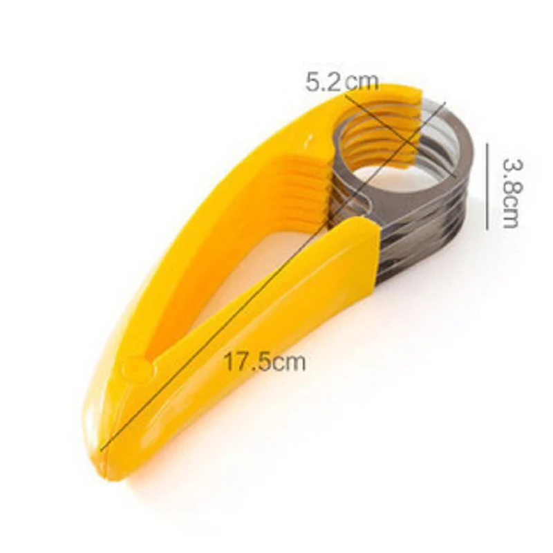 Home Kitchen Tool Vegetable Peeler Salad Slice Stainless Steel Banana Cutter Chopper Fruit Cucumber Knife C1022 a | Дом и сад