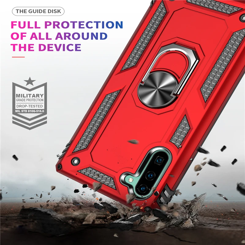 Роскошный автомобильный чехол с кольцом держателем для Samsung A10 A20 A30 A40 A50 A70 A80 M30 A6 A7
