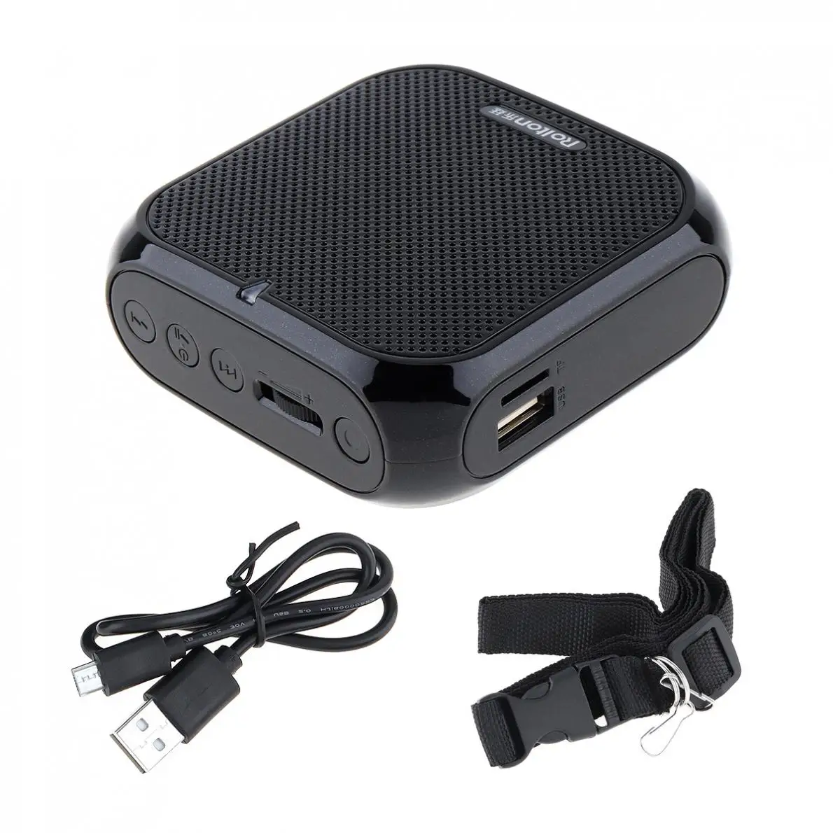 Переносная Проводная Колонка Rolton Мегафон голосовой усилитель Громкая колонка