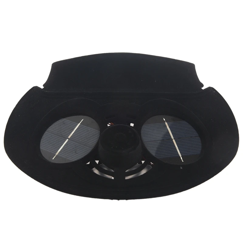 Черная летняя спортивная уличная Кепка с солнечным вентилятором охлаждающим