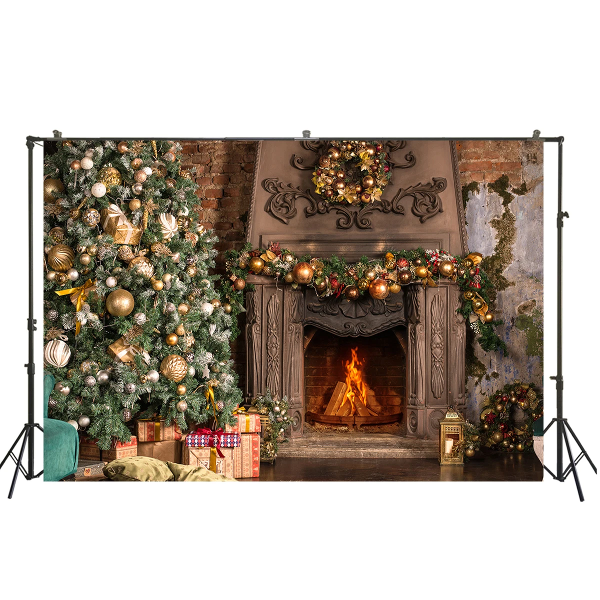 

HUAYI фон для фотосъемки день рождения десерты торт стол Декор фото фон красная кирпичная стена Baby Shower BackdropW-3568