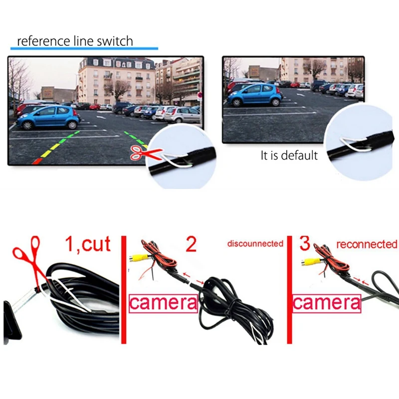 Ccd Hd камера с логотипом для Mercedes Benz Vito Viano A B C E G Gl Slk Glk Sl R Gla Cl Cla Amg|Камеры заднего