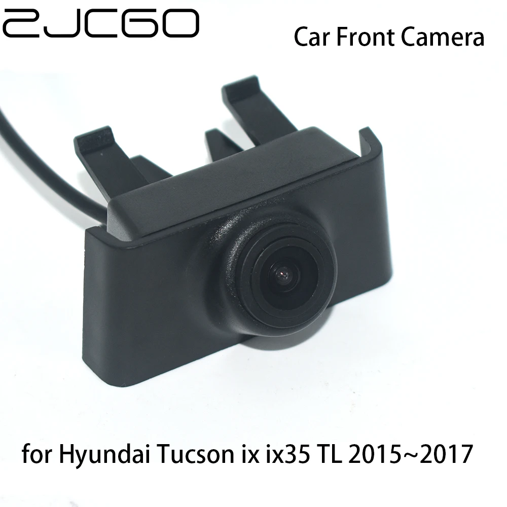 ZJCGO CCD HD Car Front View Parking LOGO Camera Night Vision Waterproof Positive for Hyundai Tucson ix ix35 TL 2015 2016 2017 | Автомобили