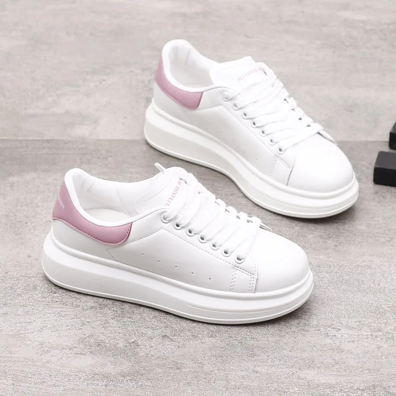 

2021 shoes women Lovers Shoes Male and Female Small White Shoes Casual Sneakers Platform Tennis Walking