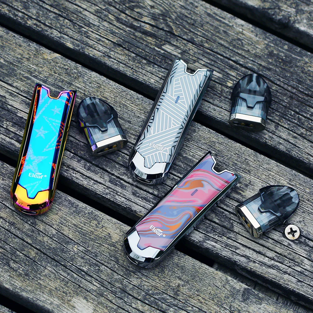 100% оригинал Eleaf Tance Pod Kit 580 мАч встроенный аккумулятор с заправкой и технологией IML