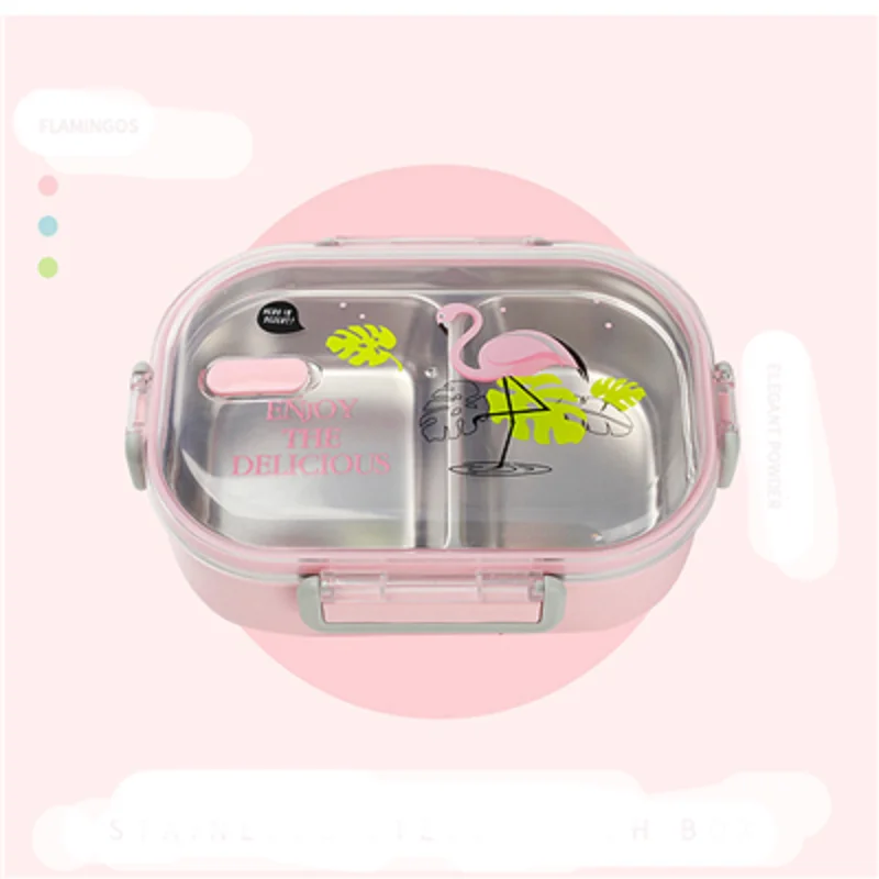 

Microwave Japanese Lunch Box Food Container Stainless Steel Lunch Box For Students And Office Workers