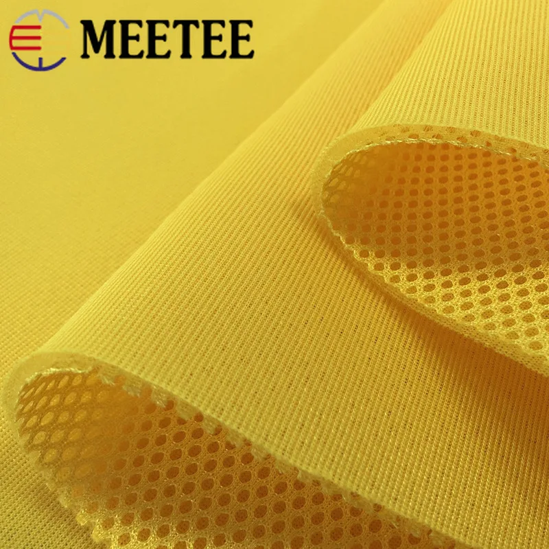 Meetee 100*150 см 3D утолщенная 3 слойная сэндвич сетчатая ткань для чехла на сиденья