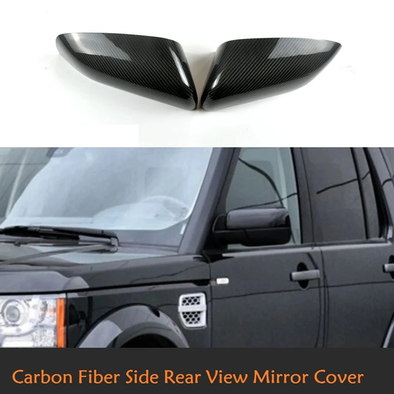 

for Land Rover Discovery 4 2010-2013 Carbon Fiber Side Rear View Mirror Cover Trim Side Wing Mirror Caps