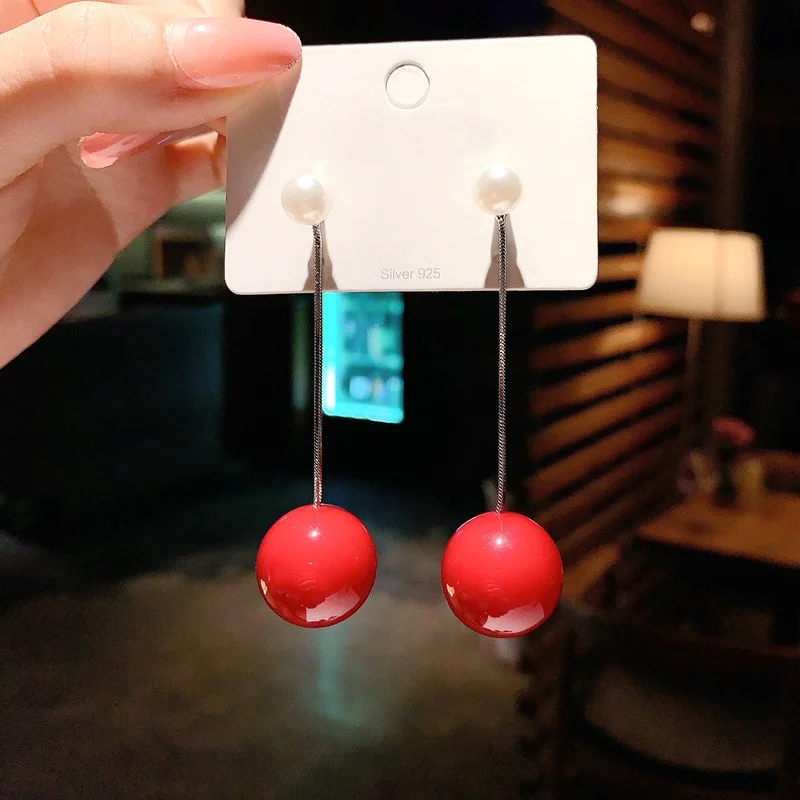 

Korean style trend personalityearrings for women Pearl earrings