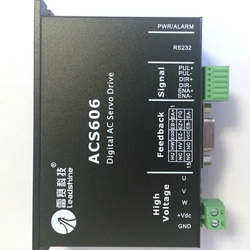 Оригинальный Серводвигатель постоянного тока Leadshine ACS606 работает на 24-60 В 3-фазные