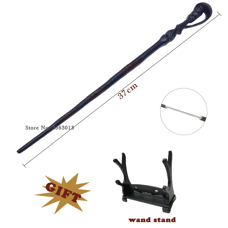 

Lucius Malfoy Magic Wand Metal Core Dumbledore Wand/ Old Wand No Box Package Prop Stage Magic Tricks Support as Gift