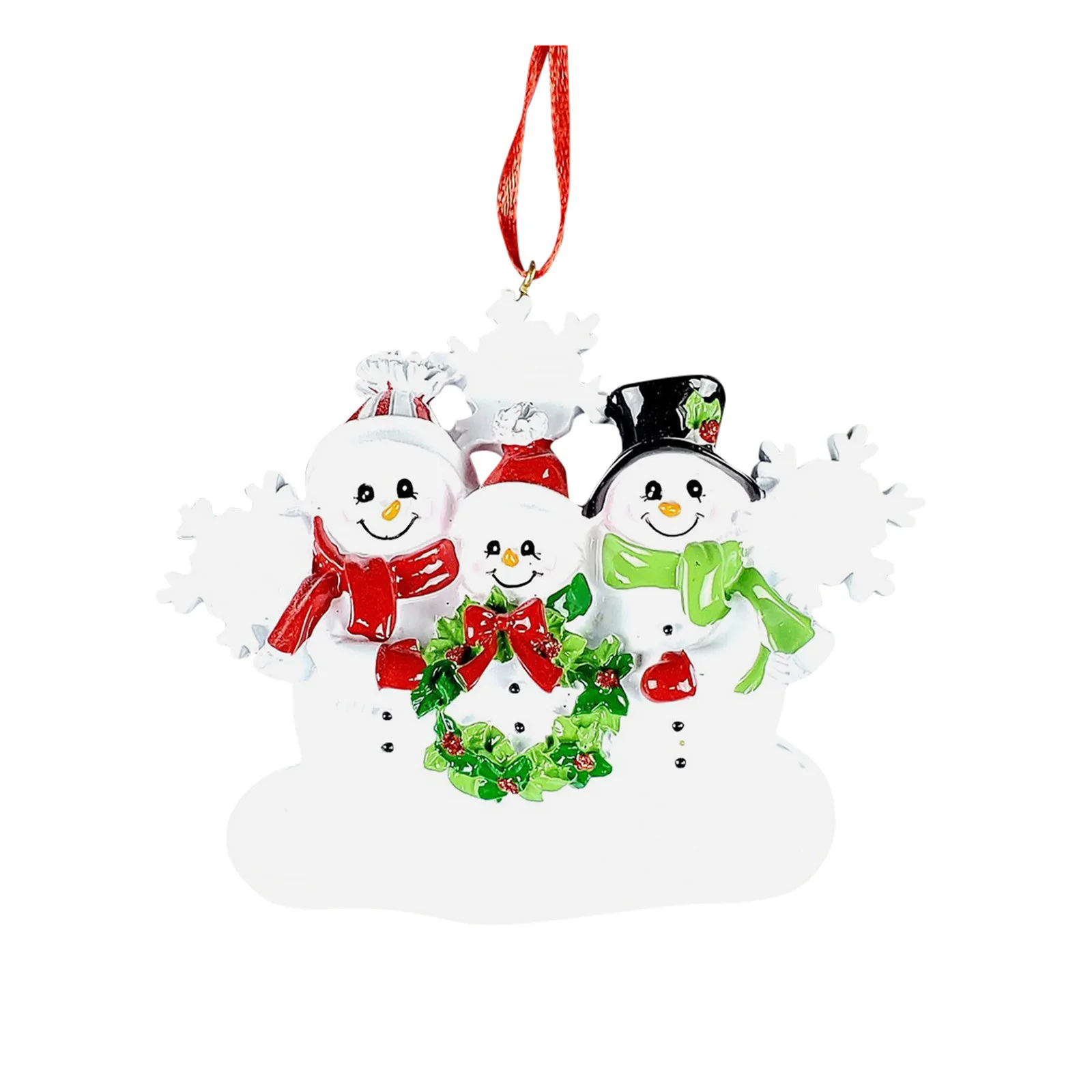 

Kawaii Christmas Pendant Snowman Family Christmas Ornament Personalized Ornaments 2021 New Year Gift Fairy Statue Wholesale