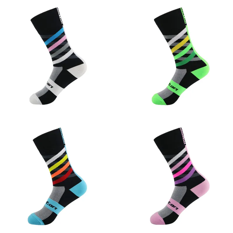 

2 Pairs Men Boutique Lined Nude Socks Outdoor Sports Socks