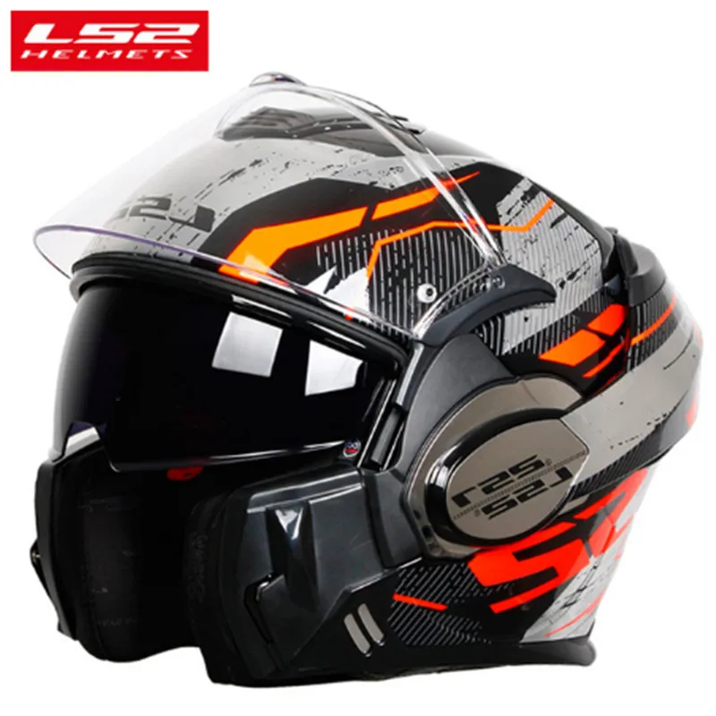 LS2 FF399 откидной мужской мото rcycle шлем модульный Мото Кросс Полный лицевой шлем Capacete ls2 casco moto ls2 шлем