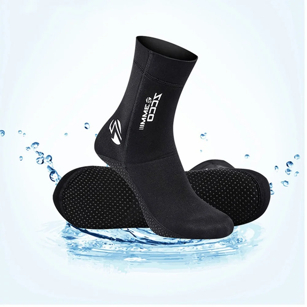 3mm Neoprene Diving Socks Swim Water Boots Anti Slip Beach Boots Unisex Warm Wetsuit Shoes for Underwater Snorkeling Surfing