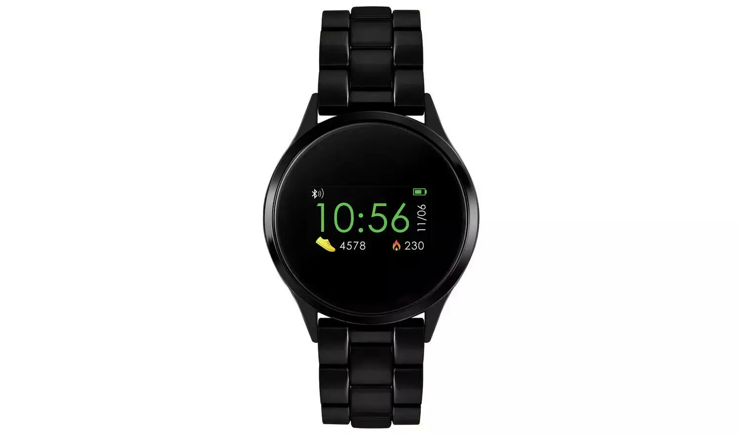 

Reflex Active Series 4 Gunmetal Bracelet Smart Watch 7 Day Battery Life