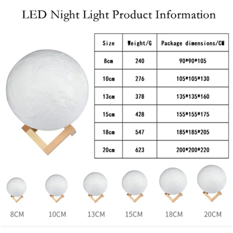 

Hanging Moon Lamp Living Room Chandelier-light Remote Color Change Birthday Gift Home Decoration LED Pendant Lights