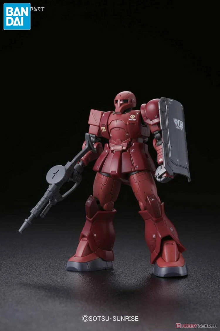 

BANDAI GUNDAM HG GTO 1/144 MS-05 ZAKU I CHAR AZNABLE Gundam model assembled Anime action figure toys Decoration Kids Toy Gift