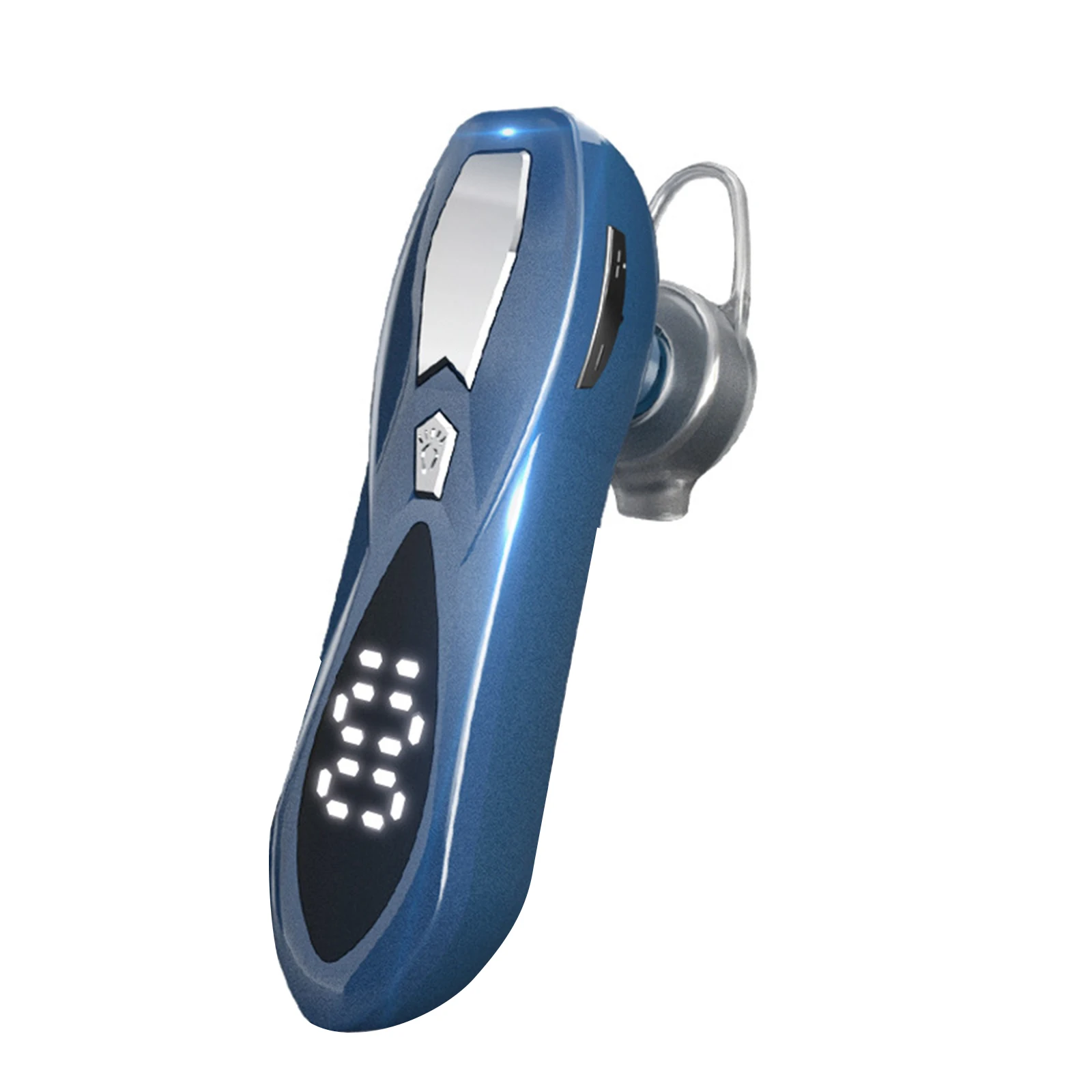 

1PC Wireless Earpiece with Battery Display V5.1 Hands-Free Earphone with Built-in Mic