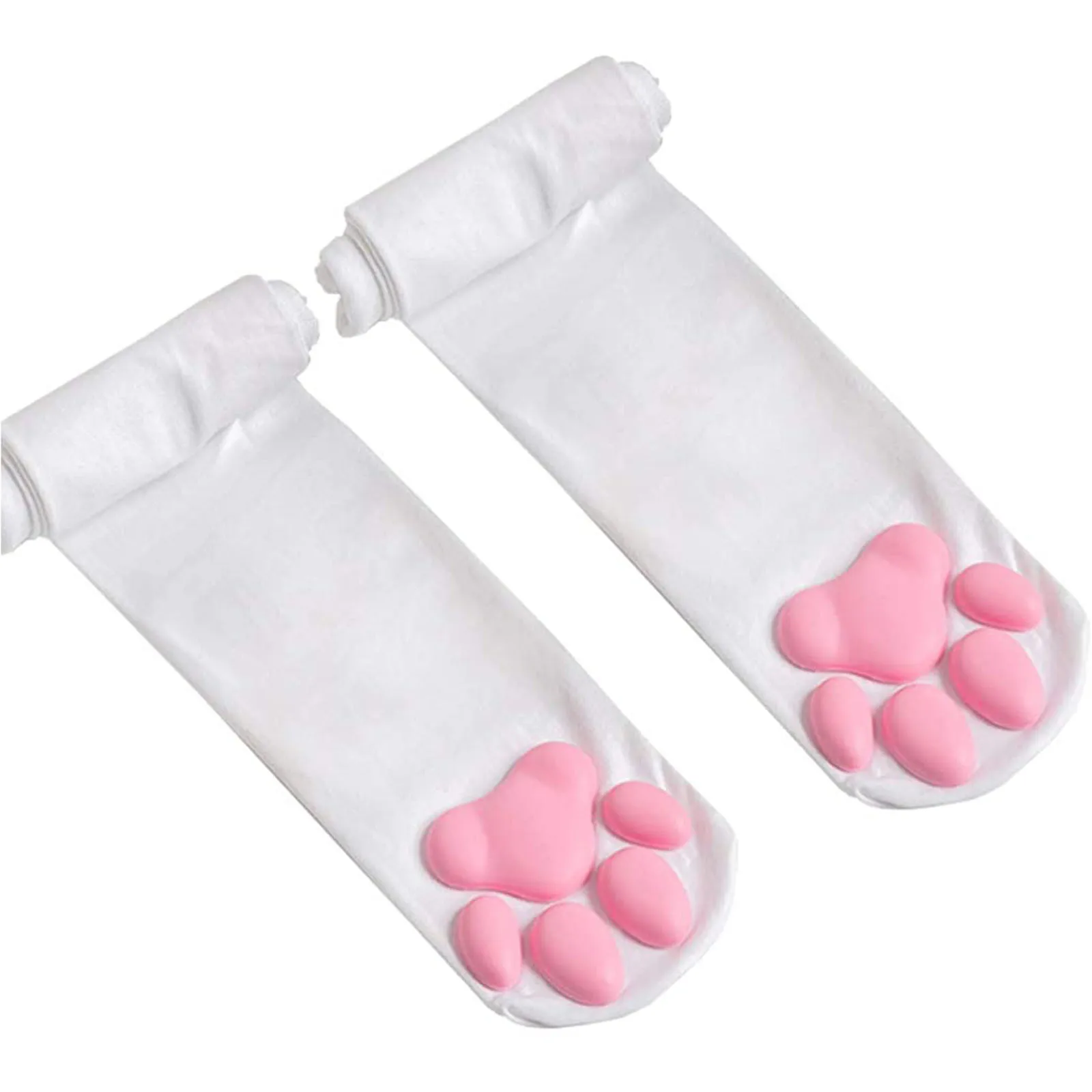 Pawpads носки модные чулки повседневные хлопковые до бедра выше колена сексуальные