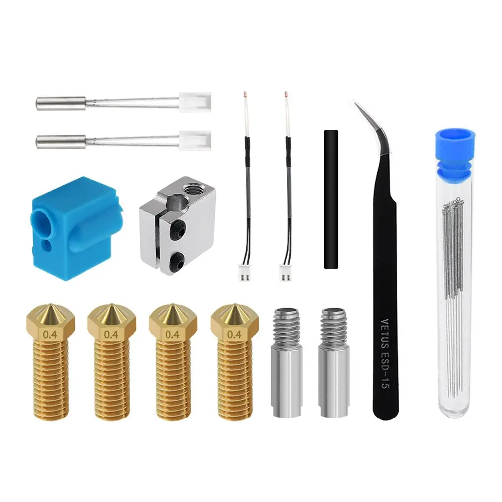 

3D Printer Thermistor Heating Tube Throat Accessory Kits Suitable For Sidewinder X1/Genius Silicone Sets