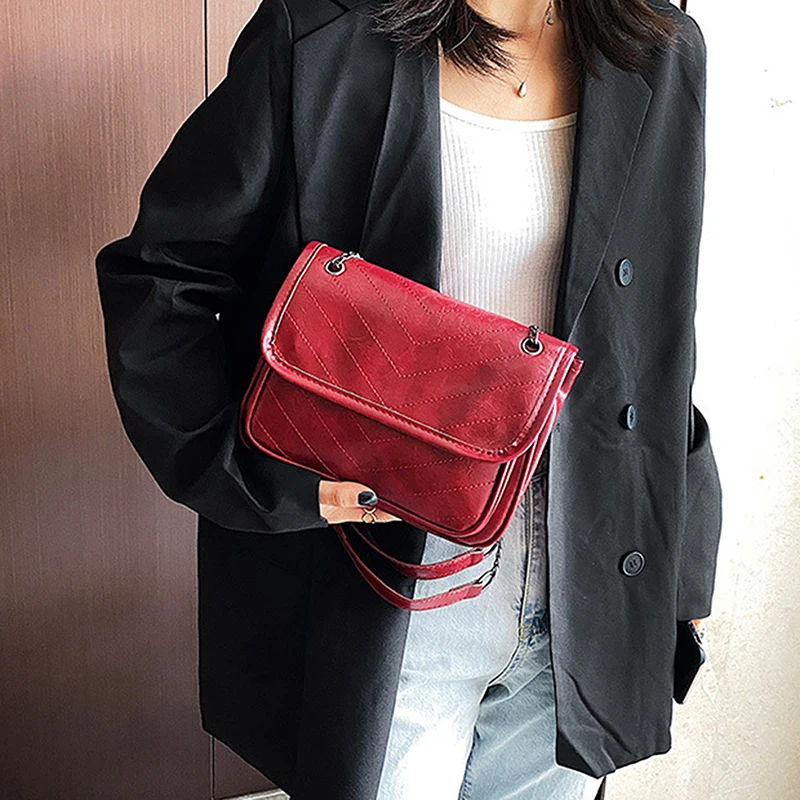 

2021 Women Bag Summer Retro PU Crossbody Bag Fashion Shoulder Bag Western Style Purses And Handbags For Women Travel Handbags
