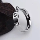 Кольцо для самообороны в европейском и американском стиле, в стиле хип-хоп, из нержавеющей стали, в стиле панк, для мужчин и женщин, с шипами, ювелирные изделия, подарочное кольцо