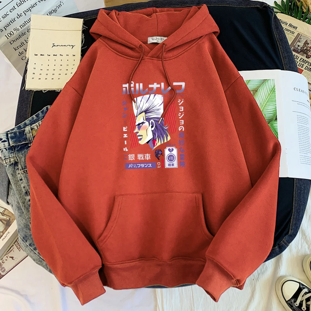 

Толстовка мужская с принтом невероятных приключений jojojo's, худи с серебряной колесницей, теплая брендовая одежда, Удобная Повседневная Толс...