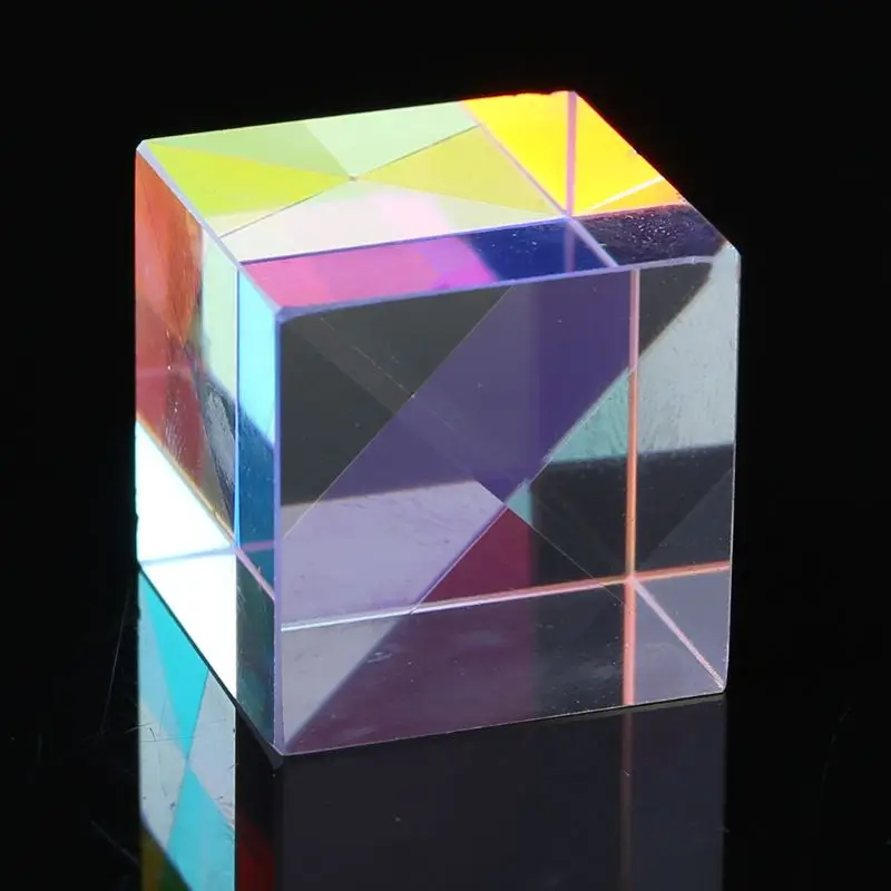 2021 новый красочный комбайнер разделитель крест дихроический куб RGB Призма