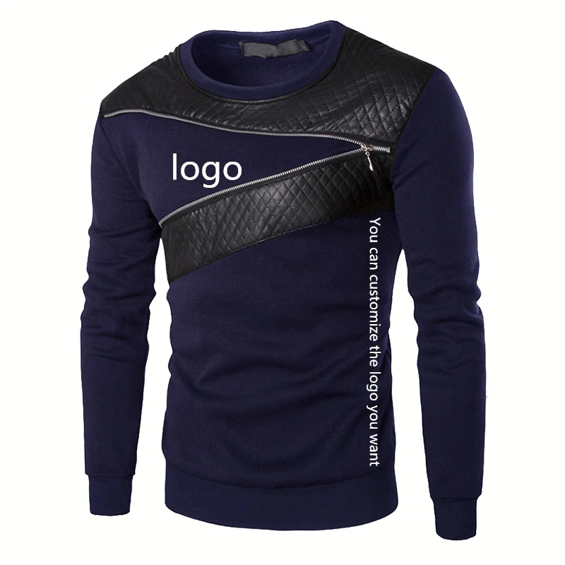 

Spring Autumn Men's pullover Can Custom LOGO Printing Casual Men's Sweatshirt High Quality Cotton Men's hoodie