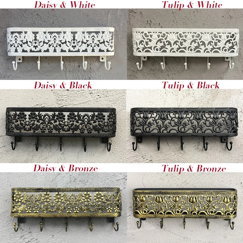 Художественный настенный подвесной держатель для хранения ключей вешалка