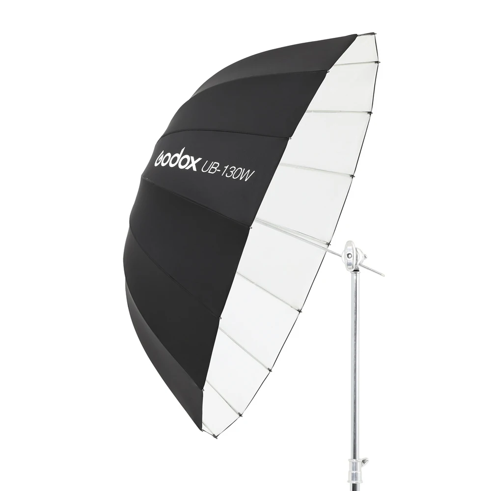 Godox UB-130W 51in 130 см параболический черный белый отражающий зонт студийный Зонт с