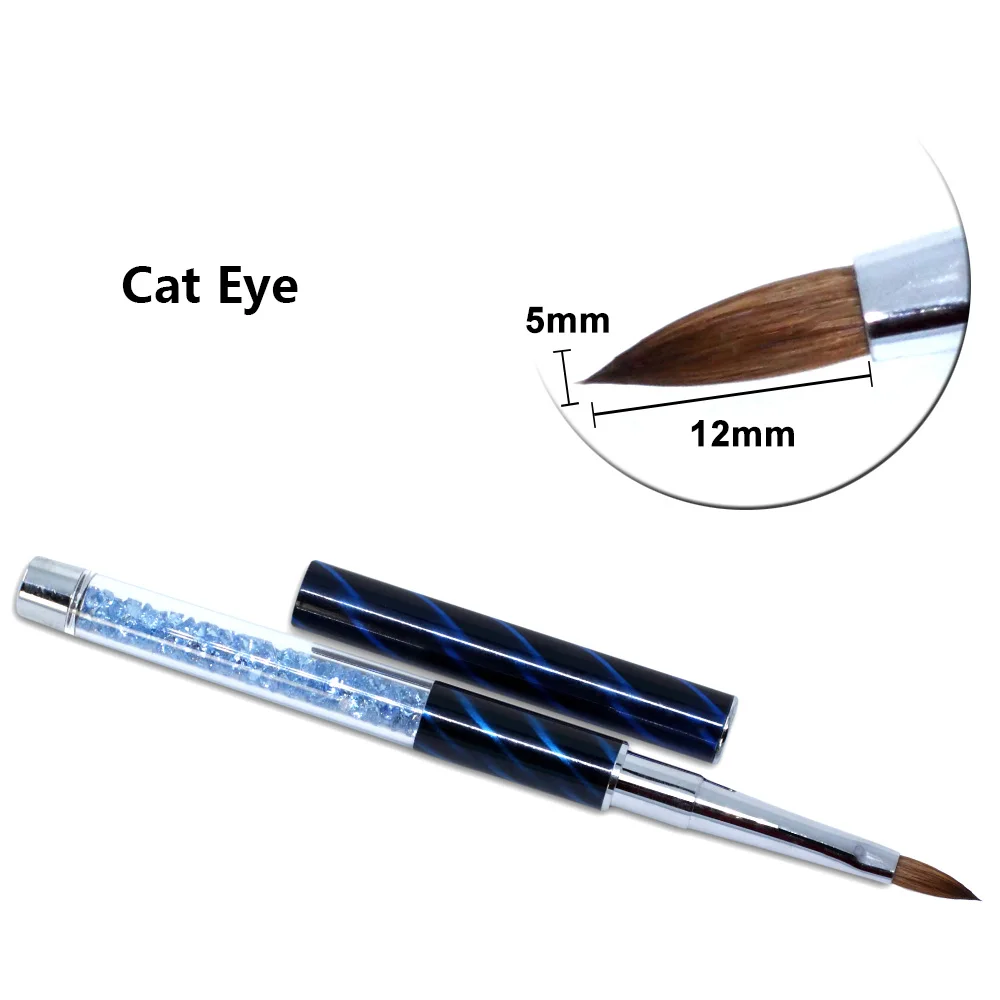 Набор акриловых кистей для дизайна ногтей 3 размера|Принадлежности ногтей| |