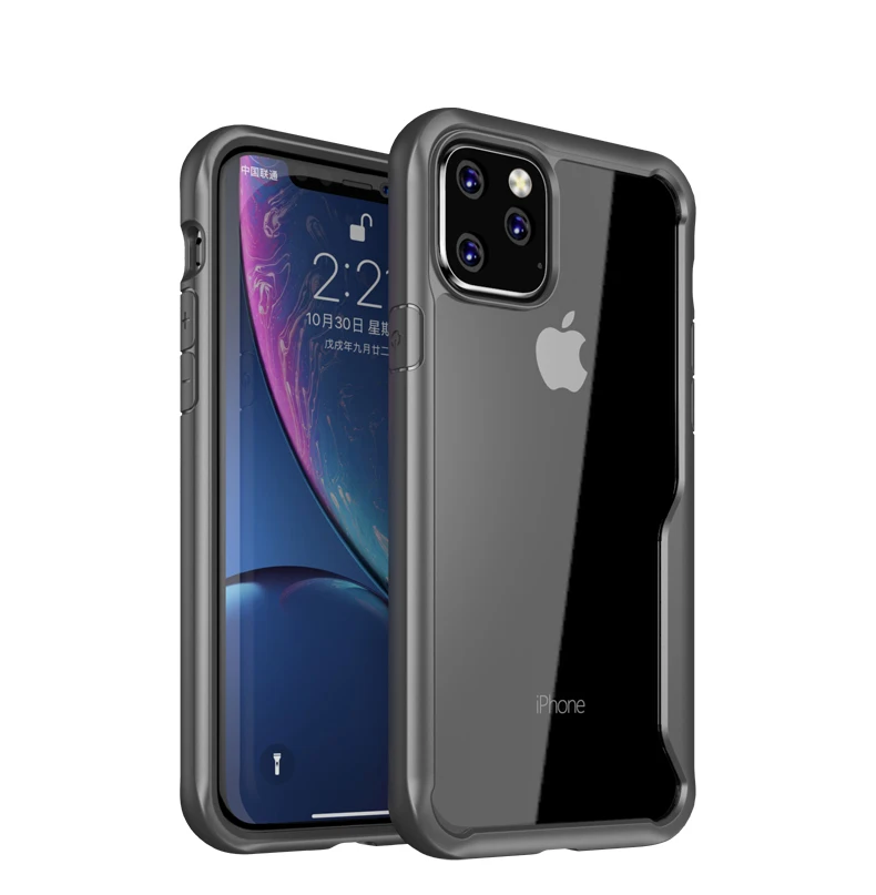 Для apple iphone 11 pro max Чехол iPaky силиконовый акриловый Гибридный противоударный прозрачный чехол iphone 11 6,1 pro 5,8 max чехлы