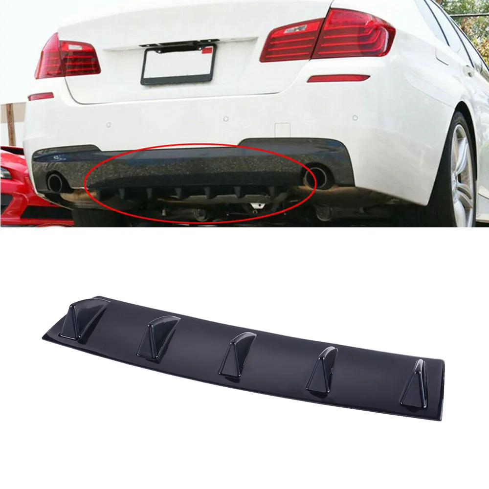 Универсальный Автомобильный задний бампер диффузор Акула 5 плавников комплект