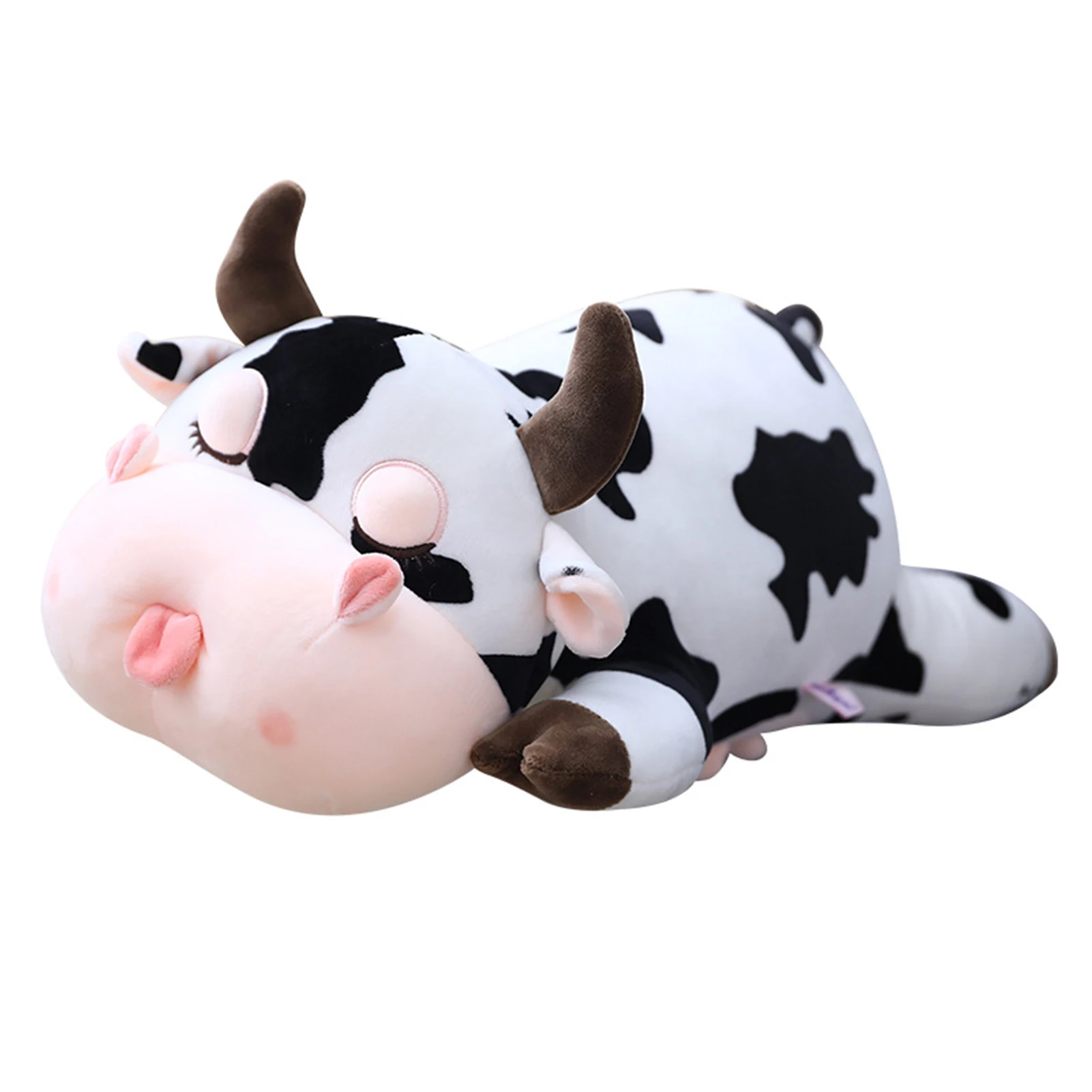 

Plush Toy with Cow Shape PP Cotton Comfortable Soft Durable Washable for Living Room Bedroom Children's Room