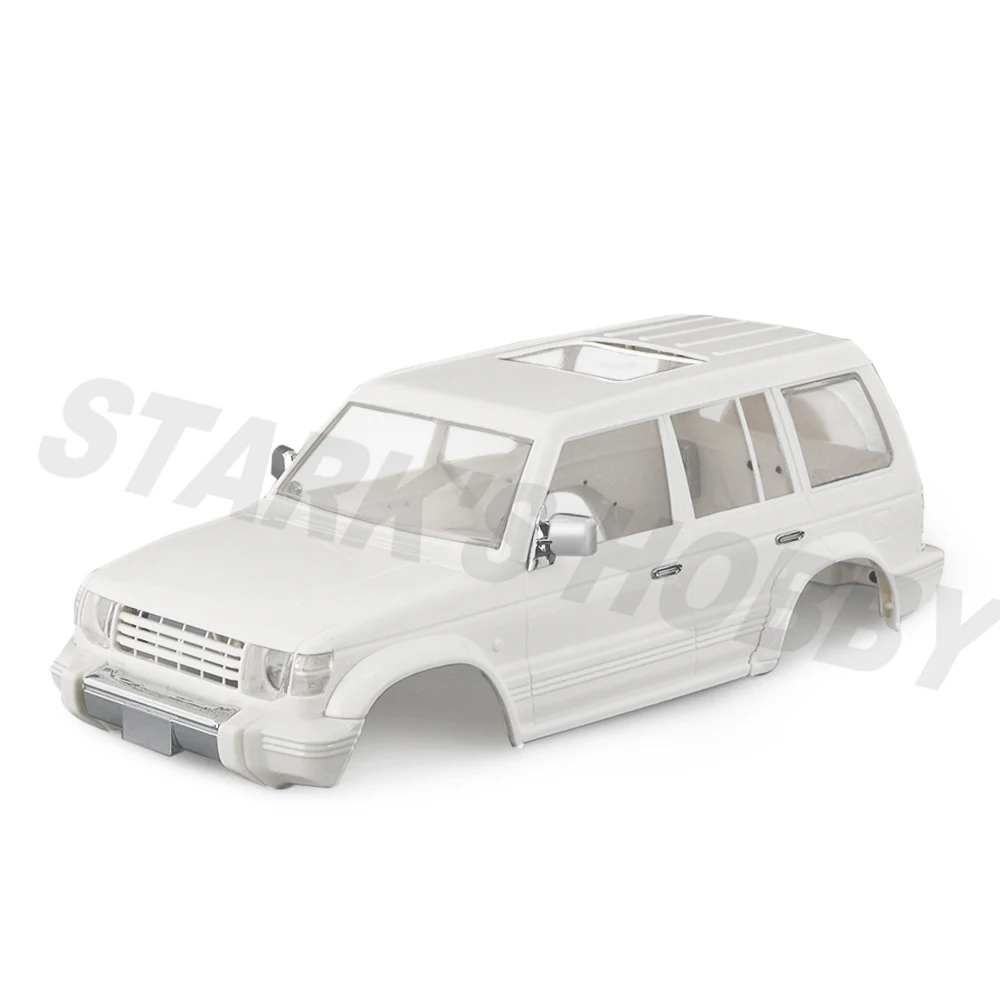 

1/10 RC PAJERO V33/V43 Complete Hard Plastic Body Kit 313mm Wheelbase for RC Crawler Axial SCX10 II 90046 Redcat GEN 8 Scout II