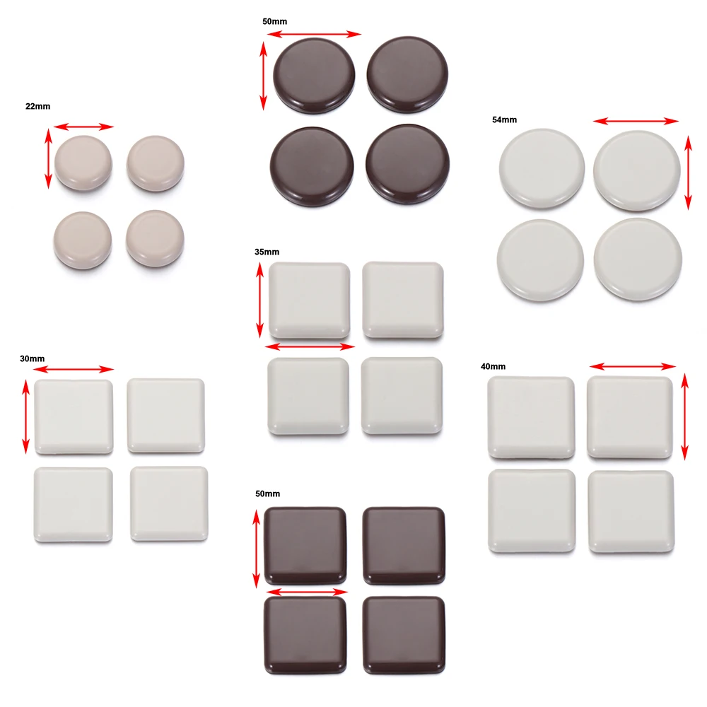 4 шт Анти-шумный ножка для мебели слайдер колодки стол диван кресло фитинги