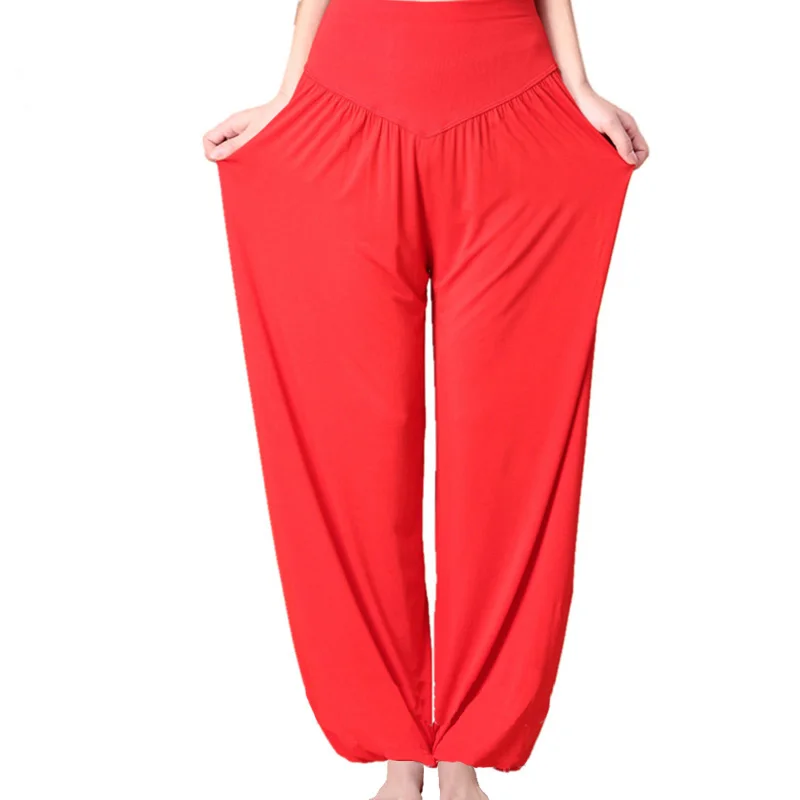 Женские удобные шаровары свободные длинные брюки для танца живота широкие в