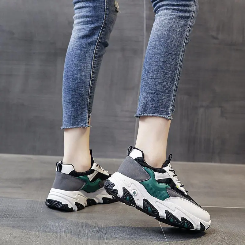 

Platform Sports Shoes Rhinestone Sneakers For Girls Athletics Sneakers Sport Girl Running Shoes Woman Tennis