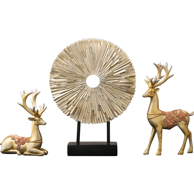 Американский декор для гостиной крыльца Счастливого оленя офисный домашний шкаф