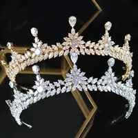 vintage austrian cubic zirconia cz zircon wedding tiaras pageant crowns sweet 16 headpiece bridal women hair jewelry accessories