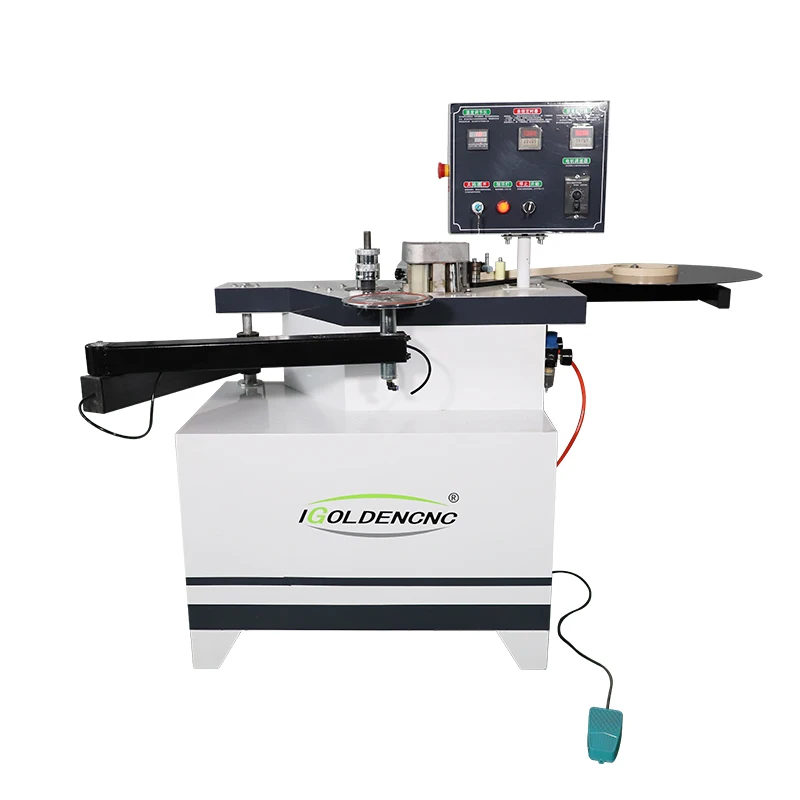 straight curve edge bander wood based panel automatic edge buffing banding sealing trimming machine