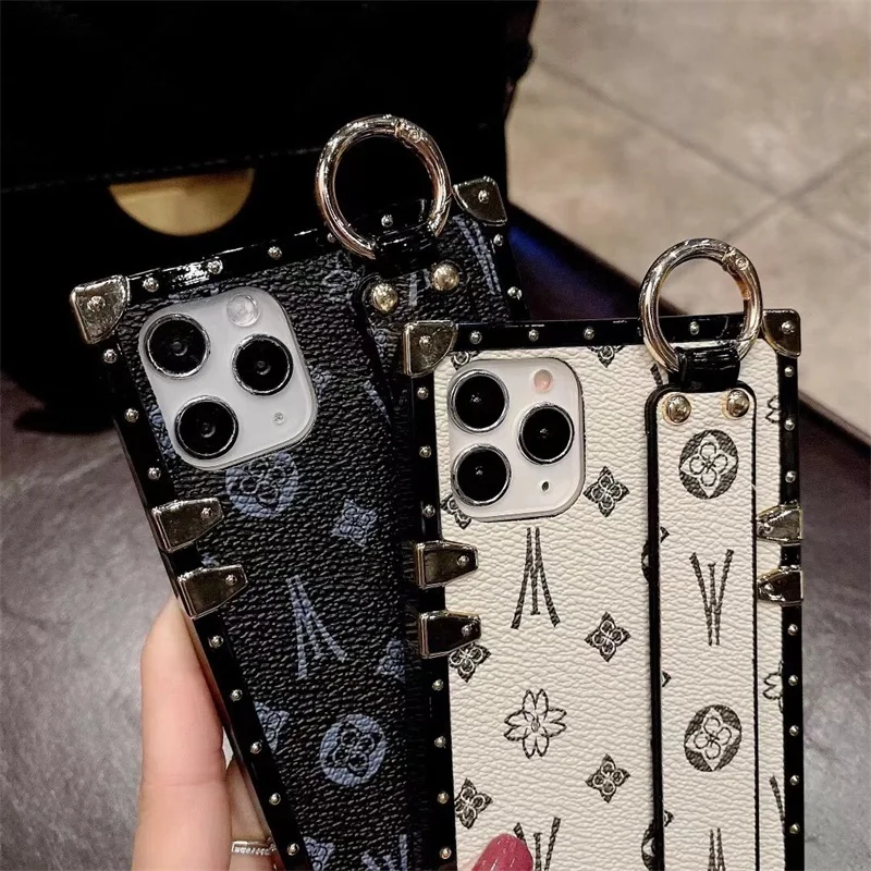 shockproof fashion square wrist strap phone case for xiaomi redmi note 10 9 8 7 pro 10s 9s 9t 8t 9a 9c mi poco m3 x3 11 10t lite free global shipping