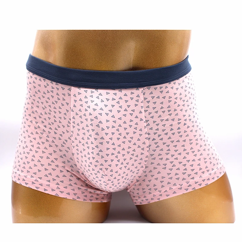 Мужское нижнее белье боксеры с розовыми принтами мужское в подарок мужские