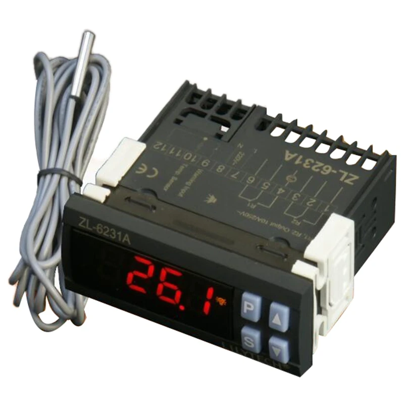 

Promotion! LILYTECH ZL-6231A, Incubator Controller, Thermostat with Multifunctional Timer, Equal to STC-1000, or W1209 + TM618N