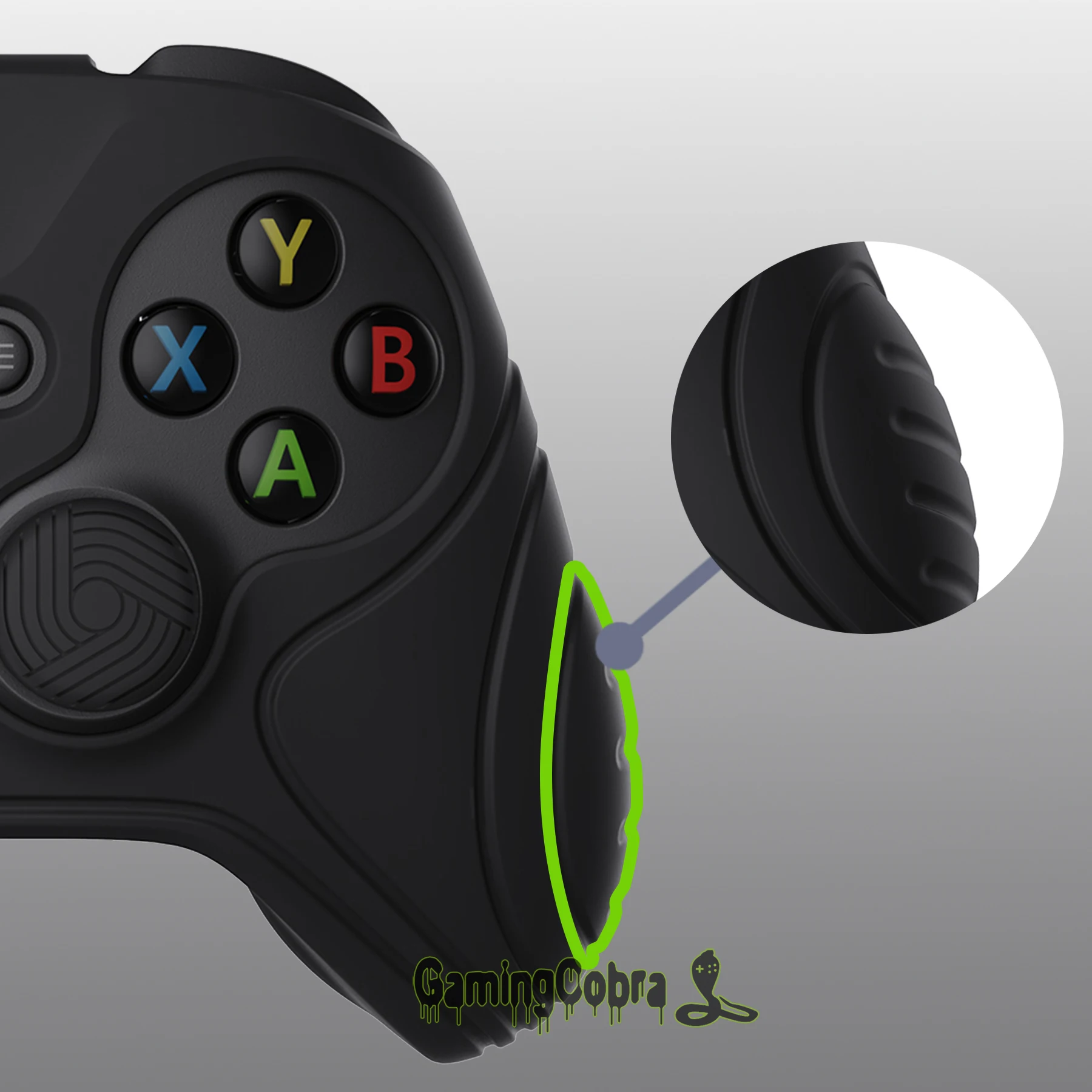 Противоскользящий силиконовый защитный чехол PlayVital Samurai Edition для контроллера X-box