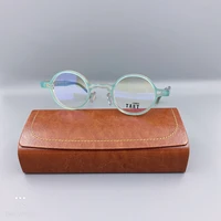 belight optical james tart handmade craft women men round shape acetate prescription vintage eyeglasses spectacle frame 371
