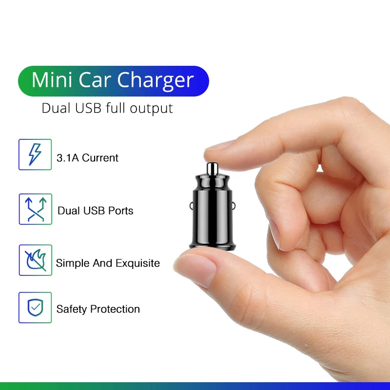 FONKEN 2 Порты и разъёмы зарядных порта Usb для автомобиля Зарядное устройство